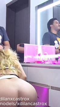 Beautiful Trans Femboy Gets Fucked Bareback by Curious Hetero