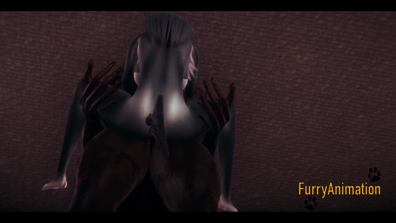 Yaoitube: Furry hentai - varelse och svart katt som har vild sex...