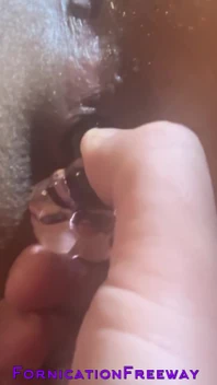 Pulling Her Butt Plug Out - Fornicationfreeway