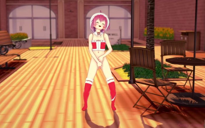 Oroka Conner: 圣诞老人女孩在脱衣服时自慰