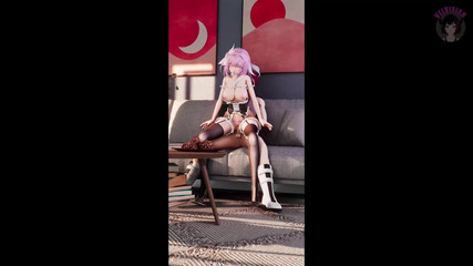 Velvixian: Sexy teen sedící cowgirl + stříkání