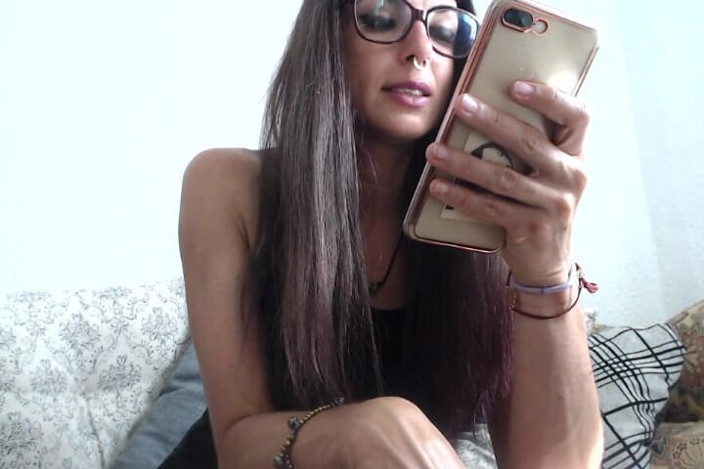 Goddess Maya: Lush on, Playing with Control Remote
