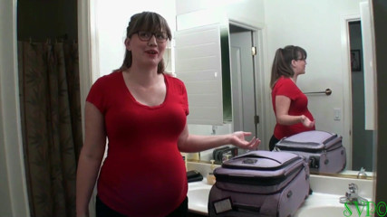 Pregnant amateurs: Patrząc na moją pasierbicę w 6 i pół miesiąca ciąży
