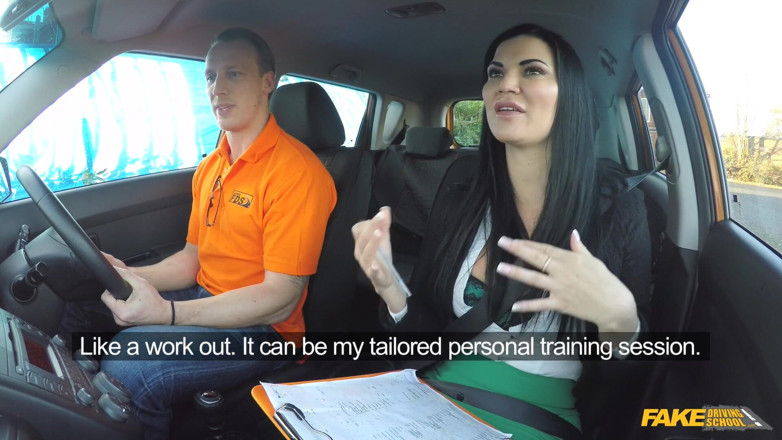 Fake Driving School: Fake fahrschule, die lehrerin mit dicken titten jasmin jae gibt...