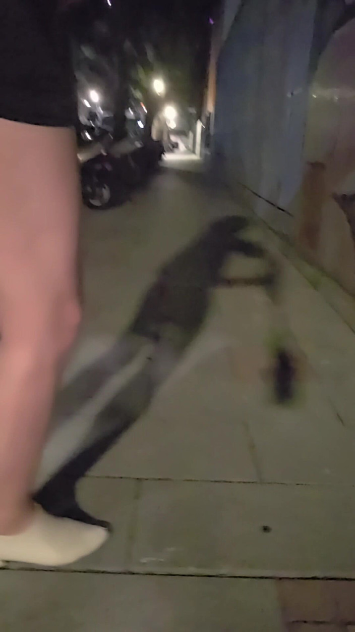 Taiwancdgirl: Sceneria pod spódnicą pseudo-lady Tingxuan na świeżym powietrzu