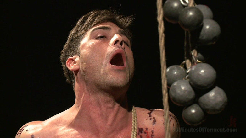 30 Minutes of Torment: Straight hunk lance hart - the wall - the chair - the water...