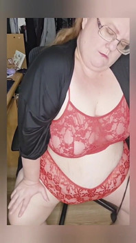 Bonita en rojo