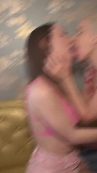 Naughty Teen Girls Having Sex in the Bedroom