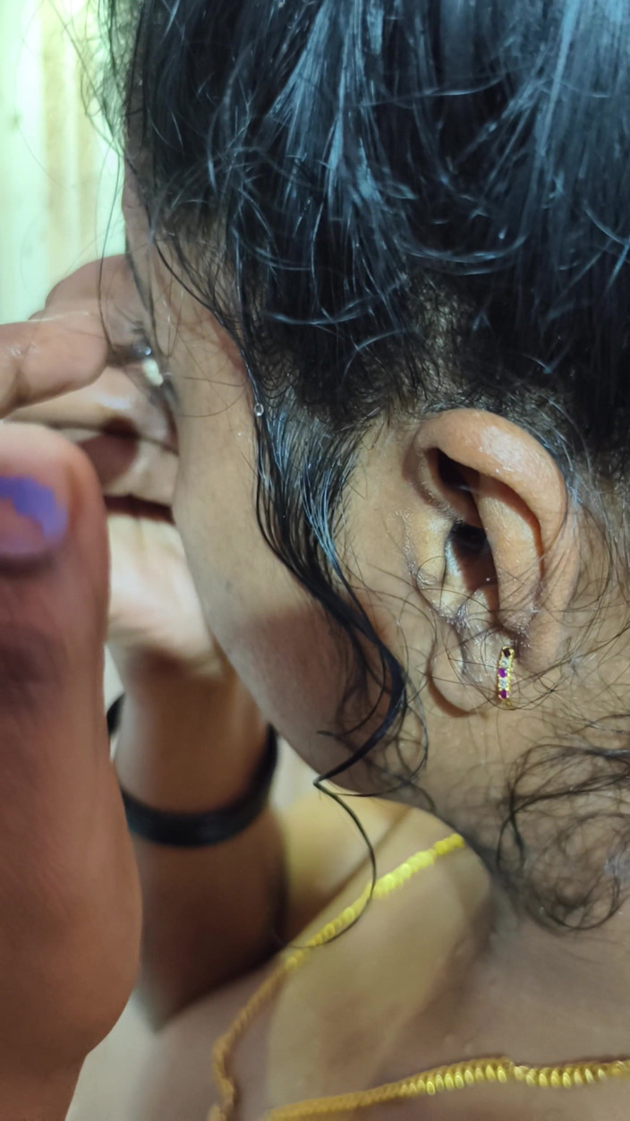 Realmallucouplevlog: Mallu, tamilisches mädchen genießt mit video gucken