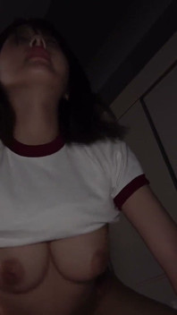 매일 다른 남자를 원하는 H컵, 체육복 코스프레 질내사정 - 하루나