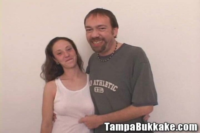 Tampa Bukkake: Excon prioson si cewek binal dengan toket besar dientot sama...