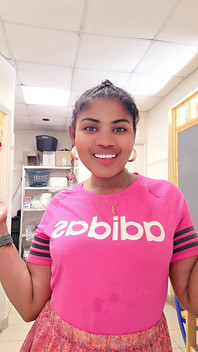 Ebony Pees Standing up