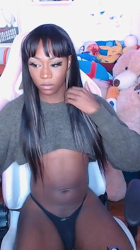 Ich gooning meinen riesigen transen-schwanz auf mein gesicht - Vanniall Edging ihren bbc zu einer dicken selbst-gesichtsbesamung - vollständige camshow