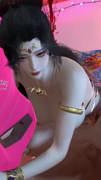3D Cute Cosplay Model Have a Hardcore Sex in the Bedroom