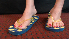 Abby Anna: Flipflops s želé strapony