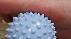 Grace of the Foot: Massage Ball in Action