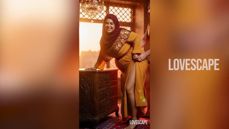 Lovescape: Prințesa arabă futută sălbatic - se termină cu o șarjă lipicioasă de...