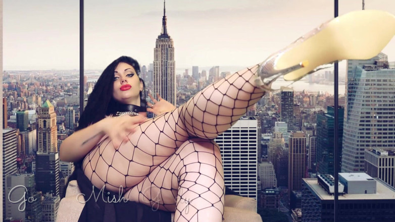 Goddess Misha Goldy: I will let you admire and bow to my new...