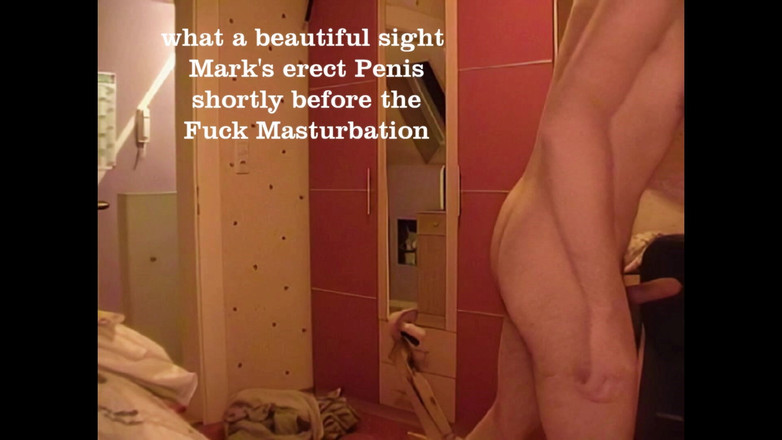 Mark Hannes: Masturbare cu futai în pielea goală, în picioare