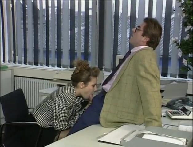 Vintage megastore: Fucking the boss for a raise